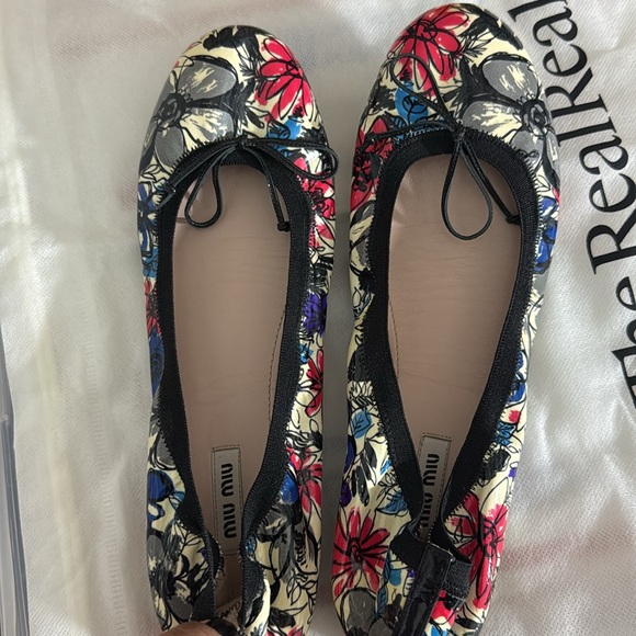 miu miu floral ballet flat - Picture 4 of 10